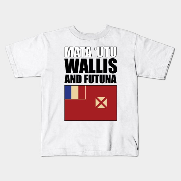 Flag of Wallis and Futuna Kids T-Shirt by KewaleeTee